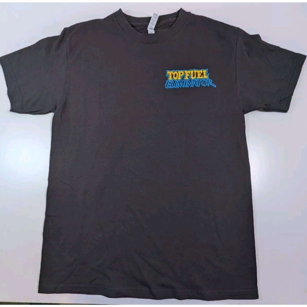 NHRA Top Fuel Eliminator Emotional Distress Black Racing Shirt Men’s Medium